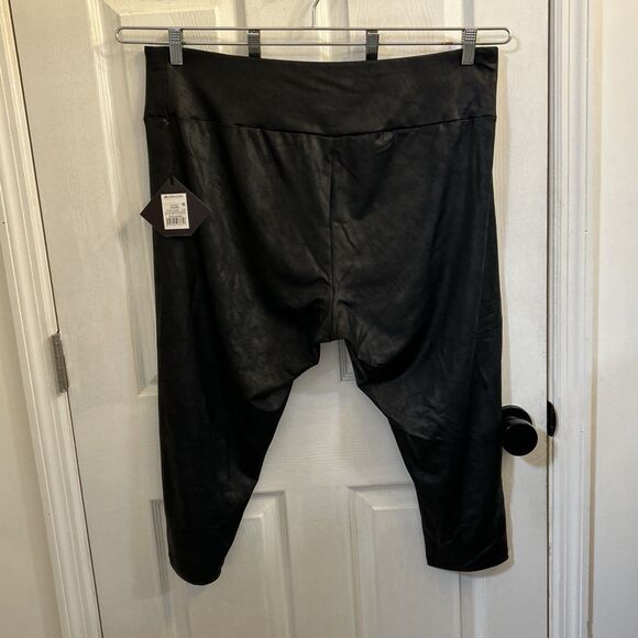 NWT Ava & Viv PLUS High Waisted Black Leggings Pants 2X 20W/22W Women’s New Tags - Picture 2 of 16